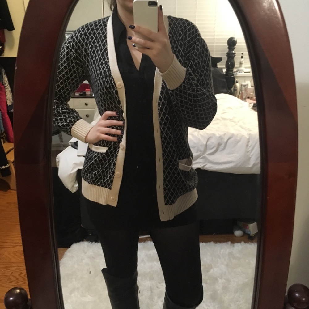 BDG Long cozy boyfriend cardigan